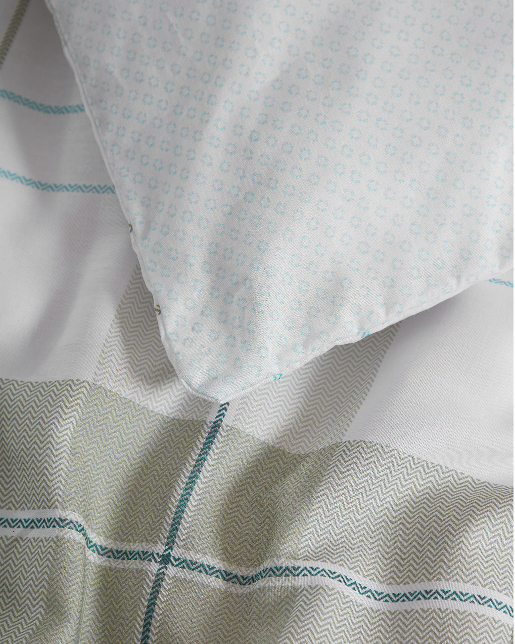 ⁠ Musette Double Size Duvet Cover Set - Ranforce Patterned_2}